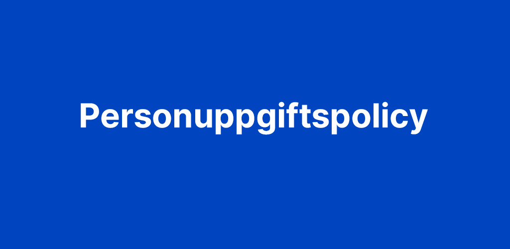 Personuppgiftspolicy